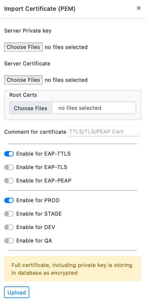 Cert Import